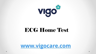 ECG Home Test - Vigocare.com