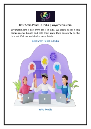 Best Smm Panel in India | Yoyomedia.com