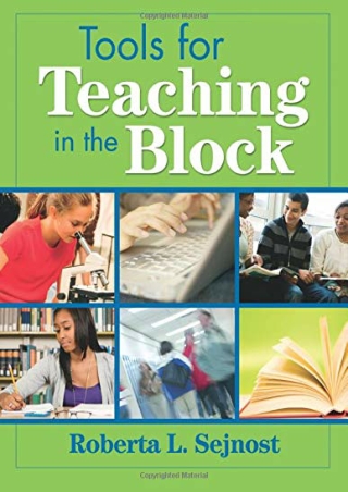 DOWNLOAD/PDF  Tools for Teaching in the Block