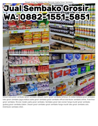 Ö882-l55l-585l (WA) Margin Keuntungan Grosir Sembako Grosir Sembako Terbesar Di