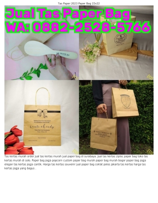 088ᒿ•ᒿ5ᒿ8•5ᜪᏮᏮ (WA) Tas Kertas Murah Namanya Jual Paper Bag Makanan Semarang
