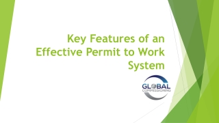 Key Features of an Effective Permit to Work