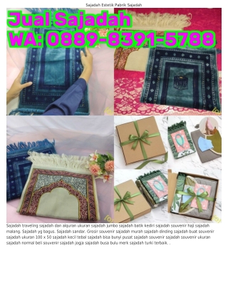 Ô889~8ᣮ9I~5788 (WA) Beli Sajadah Souvenir Jogja Sajadah Polos Tanpa Motif