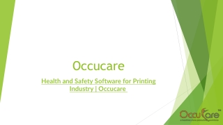 Health & Safety Software For Employees Working In Printing Industry