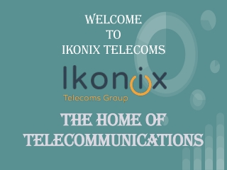 IKONIX Telecoms_ Best Telephone Service Provider Maidstone UK