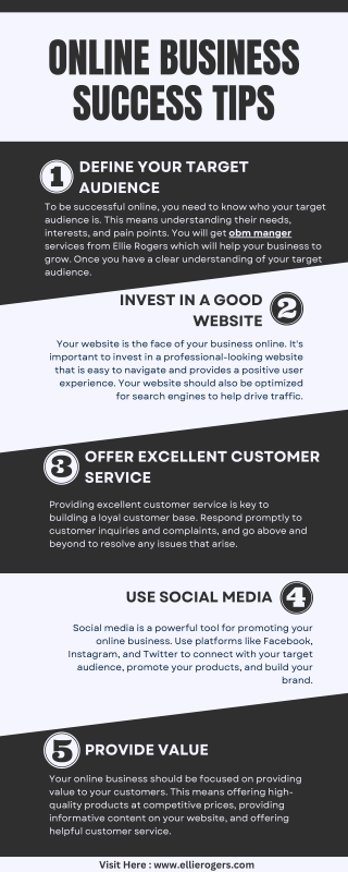 Online Business Success Tips