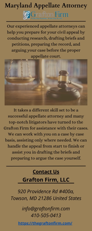 Maryland Appellate Attorney