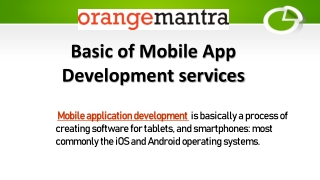 Types Of Mobile App Development Services Most Commonly Used