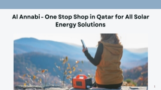 Al Annabi - One Stop Shop in Qatar for All Solar Energy Solutions