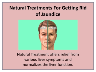 JAUNDICE RELIEF Potent Natural Herbal Remedy