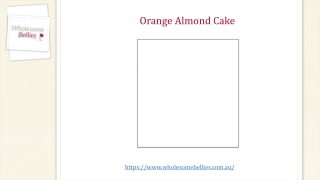 Orange Almond Cake