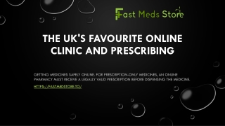 The UK's Favourite Online Clinic and Prescribing
