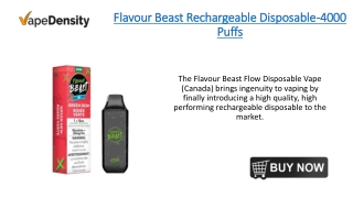Flavour Beast Rechargeable Disposable