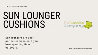 Buy Sun Lounger Cushions at The Cushion Company