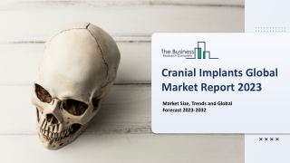 Cranial Implants Market Research Analysis 2023-2032 | Growth, Size, Demand