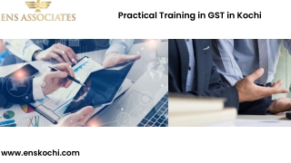 Practical Training in GST in Kochi