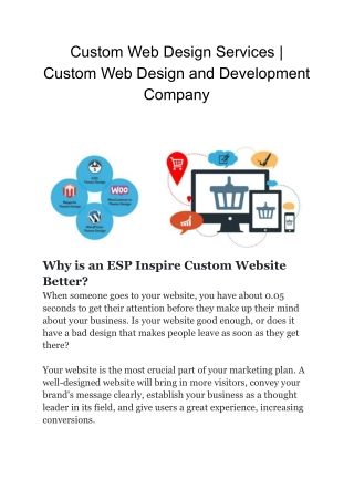 Custom Web Design Services _ Custom Web Design and Development Company