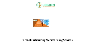 Perks of Outsourcing Medical Billing Services