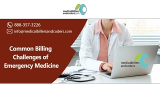 Common Billing Challenges of Emergency Medicine