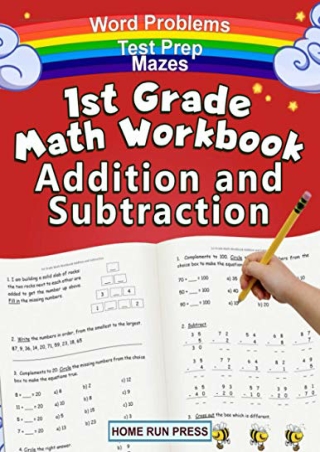 PDF/BOOK 1st Grade Math Workbook Addition and Subtraction: Grade 1 Workbooks, Ma