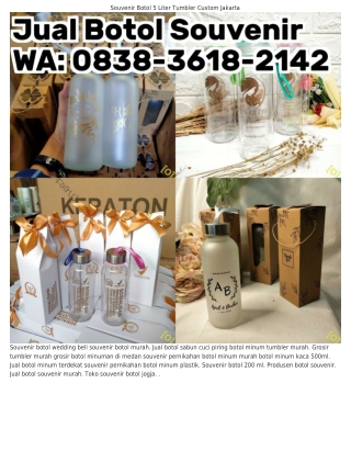 Ô8౩8.౩ᏮI8.2IԿ2 (WA) Botol Souvenir 350 Ml Souvenir Botol 500 Ml