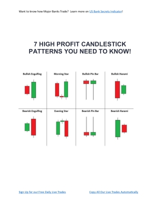 7 HIGH PROFIT CANDLESTICK PATTERNS PDF