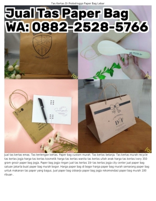 0882•2528•5ᜪ66 (WA) Jual Tas Kertas Di Jombang Paper Bag Jogja Elegant