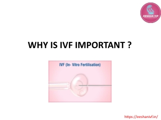 WHY IVF IS IMPORTANT