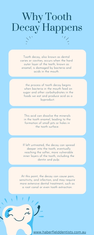 why tooth decay happens