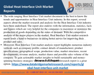 Heat Interface Unit -SE