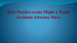 Truck Accident Attorneys