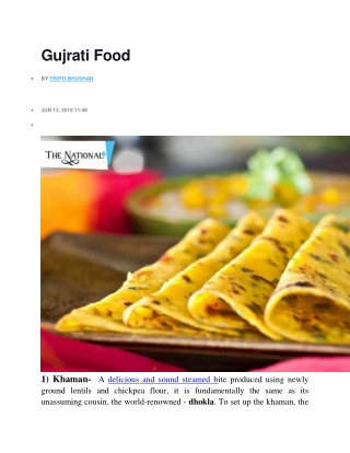 gujrati food