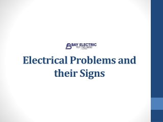 Electrical Problems and their Signs