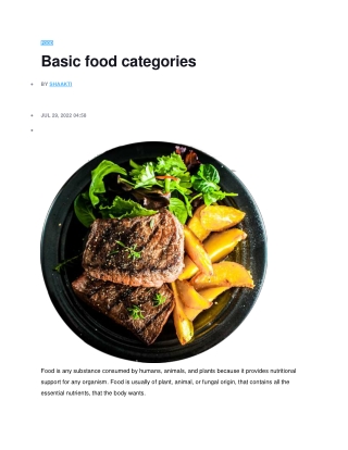 basic food