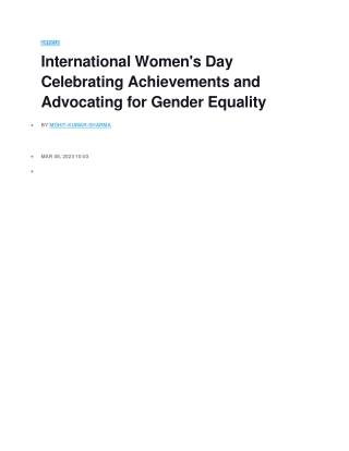 womens day