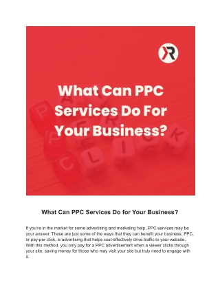 PPC Services