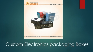custom electronics packaging boxes