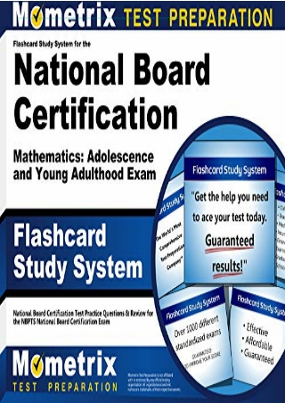 DOWNLOAD/PDF  Flashcard Study System for the National Board Certification Mathem