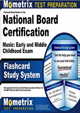 (PDF/DOWNLOAD) Flashcard Study System for the National Board Certification Music