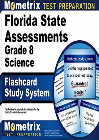 (PDF/DOWNLOAD) Florida State Assessments Grade 8 Science Flashcard Study System: