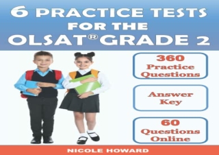 PDF 6 Practice Tests for the Olsat Grade 2: Grade 2, Level C, 6 Full-Length Prac