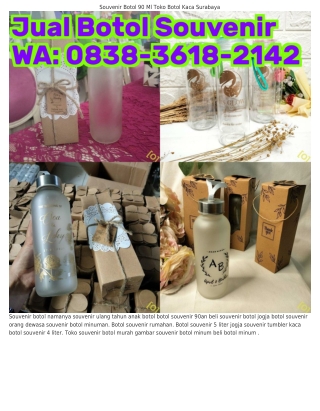 Ô8З8-ЗϬI8-ᒿI4ᒿ (WA) Botol Souvenir Full Body Souvenir Pernikahan Tutup Botol