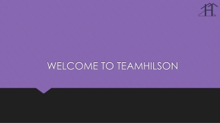 Real estate agent Burlington at Team Hilson