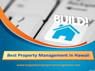 Best Property Management in Hawaii - www.happydoorspropertymanagement.com