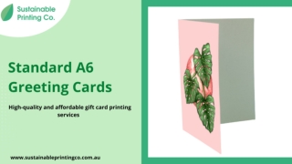 Standard A6 Greeting Cards