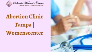 Abortion Clinic Tampa | Womenscenter