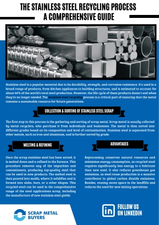 A Guide to Stainless Steel Recycling Process