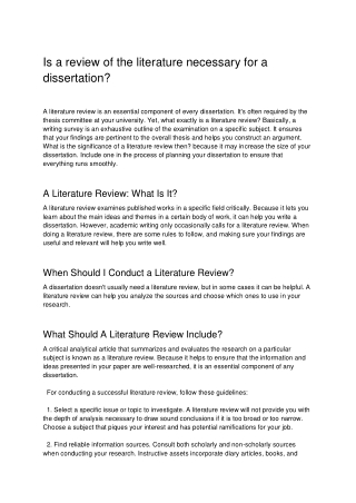 What strategies should be used to write the literature review