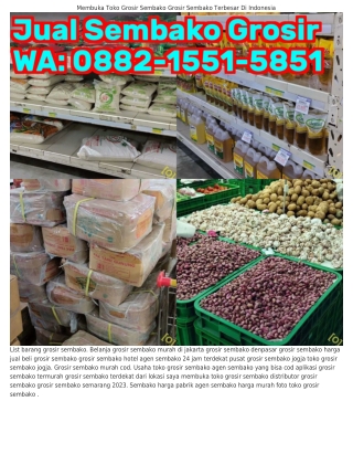 ౦882·1551·5851 (WA) Grosir Sembako Online Termurah Grosir Sembako Jogja 2022