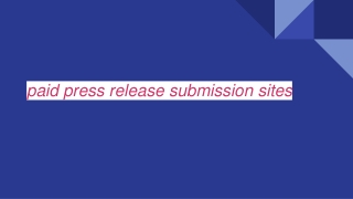 paid press release submission sites 2